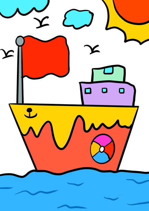 邮轮创意画-图3