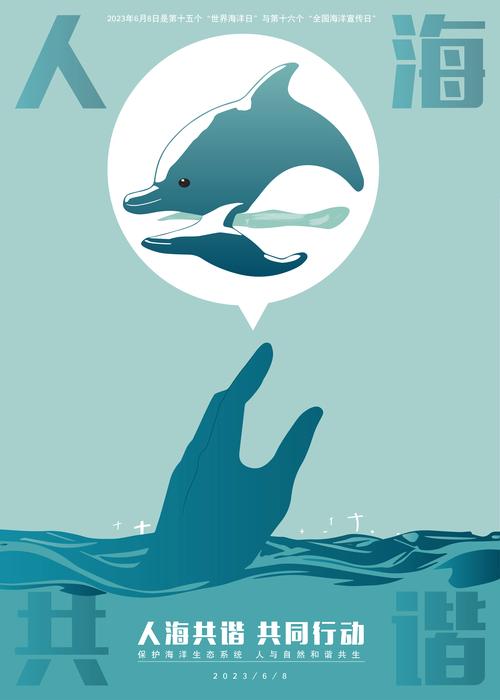保护海洋创意海报-图2 保护海洋创意海报-图2