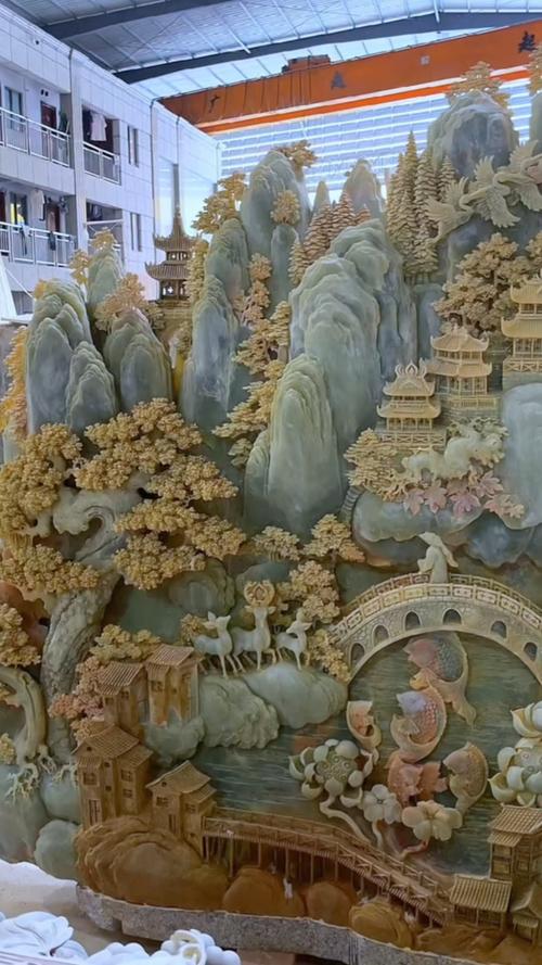 玉雕山水如何以创意定格山水意境？-图2