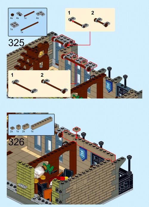 乐高创意房子，乐高创意房子图纸-图1