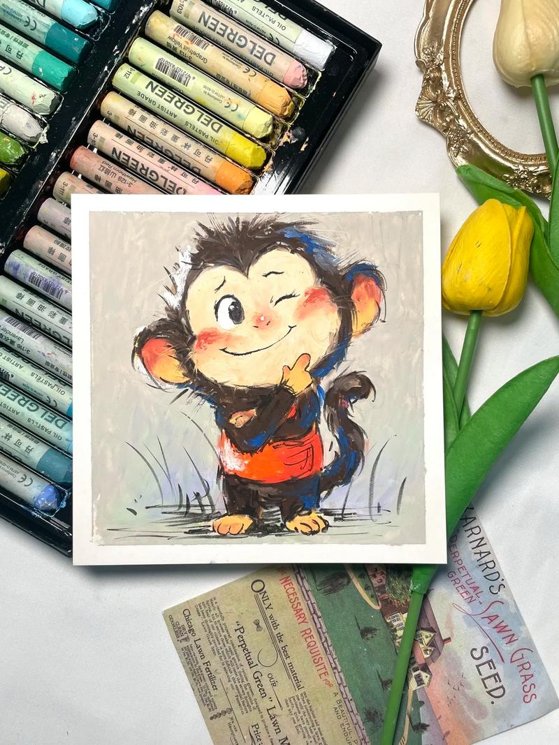 创意美术猴是猴子还是创意艺术?-图1 创意美术猴是猴子还是创意艺术?-图1