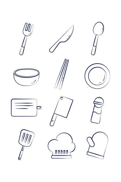 厨具创意画与简笔画有何创意巧思？-图2