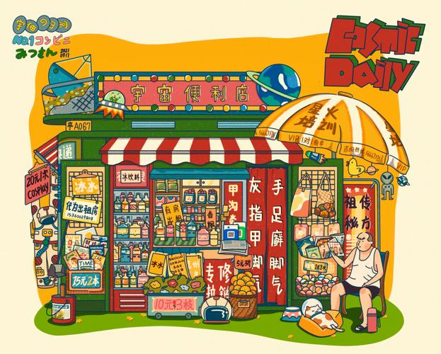 创意报亭设计手绘，如何画出独特报刊亭？-图1