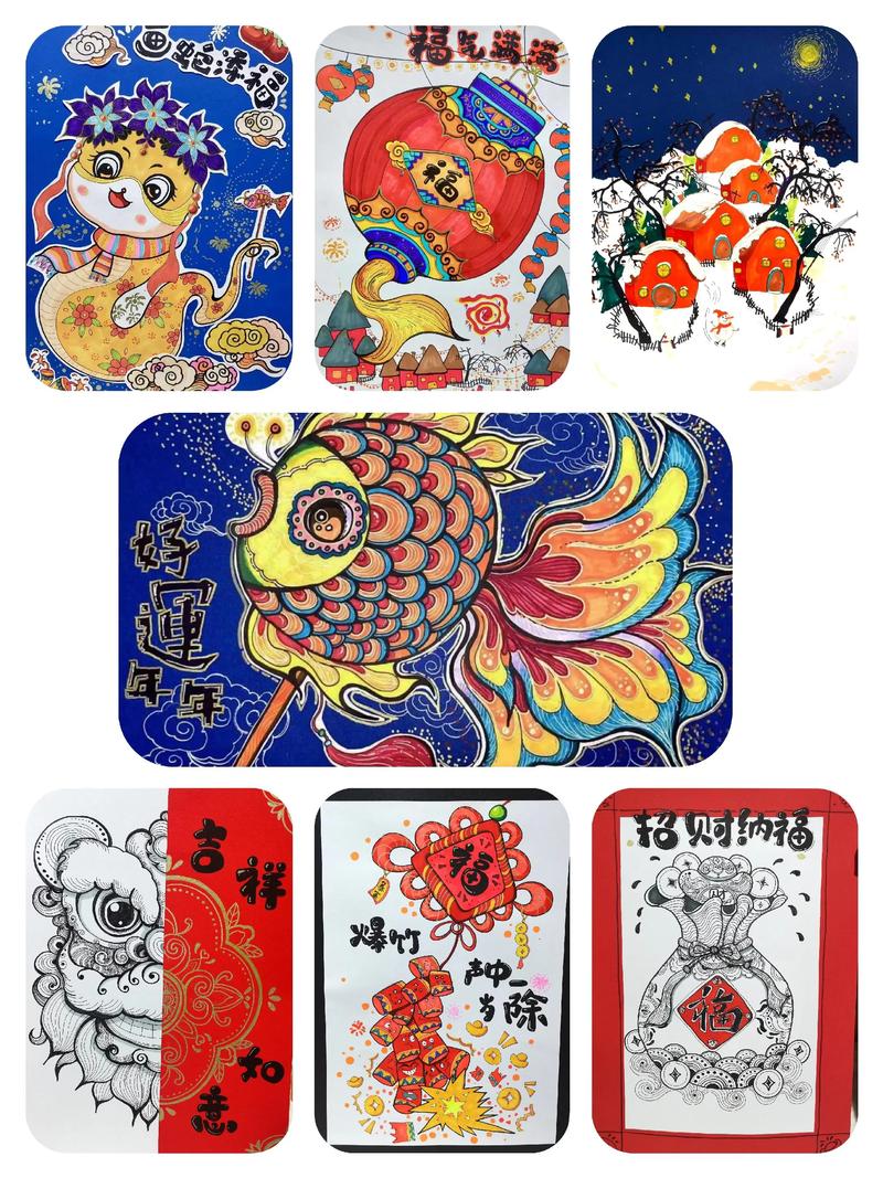 迎新年创意年画有哪些新玩法？-图1