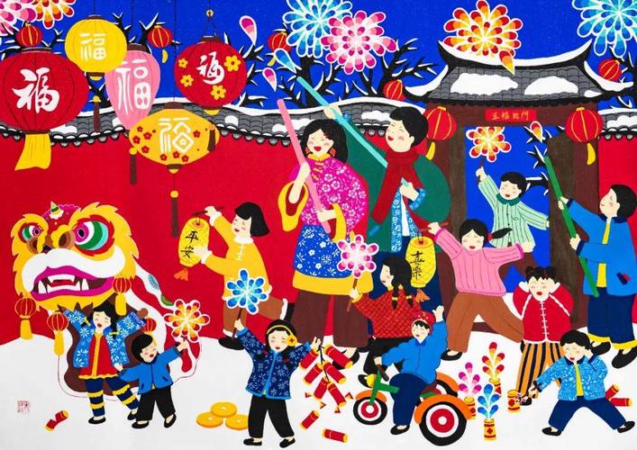 迎新年创意年画有哪些新玩法？-图2