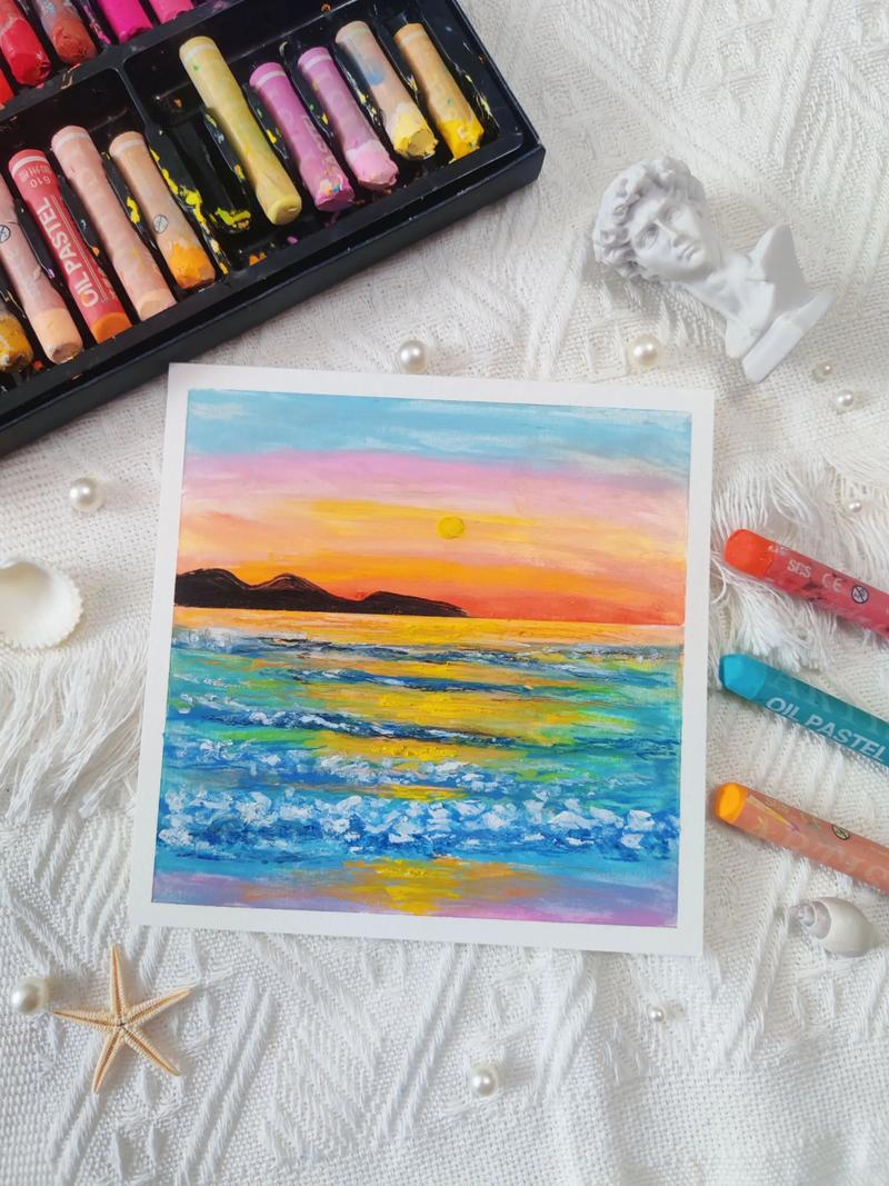 油画棒涂色技巧视频，新手如何快速上手？-图1