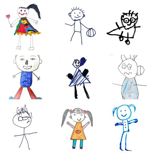 肖像创意,肖像创意作品图片幼儿园小班-图1 肖像创意,肖像创意作品图片幼儿园小班-图1