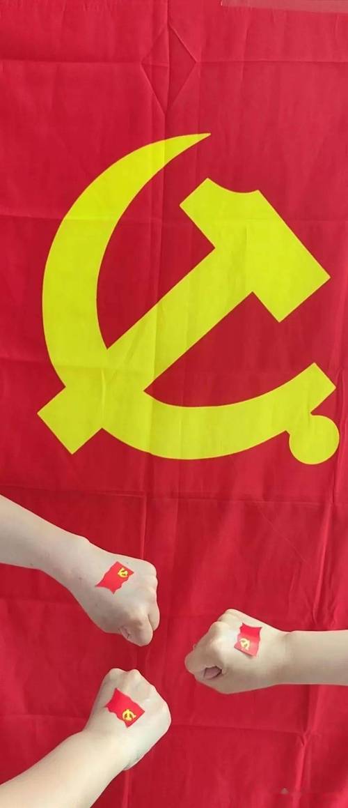 创意党旗作品，创意党旗作品图片大全-图2