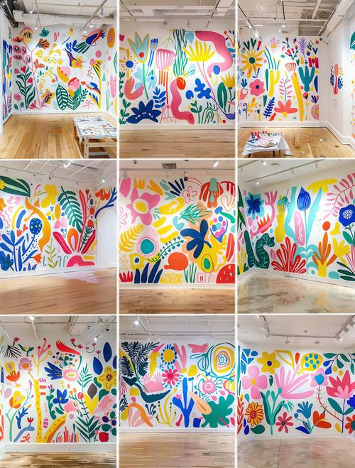 幼儿创意涂鸦，幼儿创意涂鸦整墙-图1