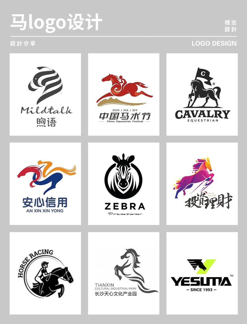 创意马logo如何兼顾辨识度与艺术性？-图3