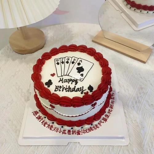 扑克牌创意蛋糕图片-图3