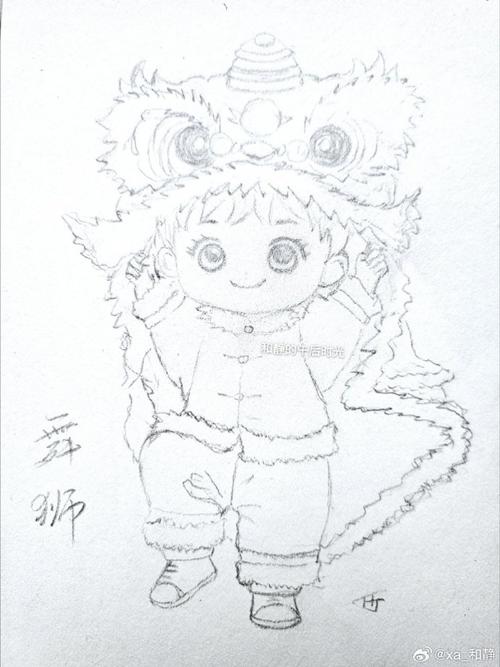 新年创意素描-图2