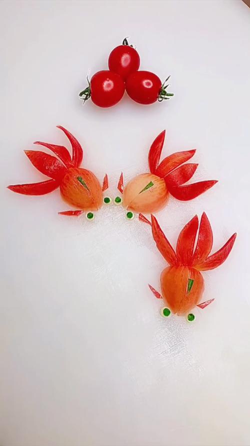 圣女果创意水果拼盘，圣女果创意水果拼盘图片大全-图3