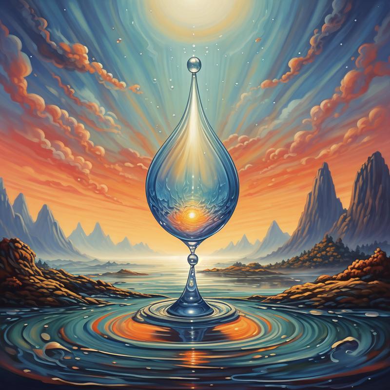 创意画水滴，创意水滴装饰画-图1