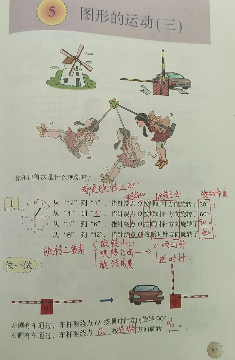 小学旋转的技巧，小学旋转的技巧和口诀是什么呢-图1