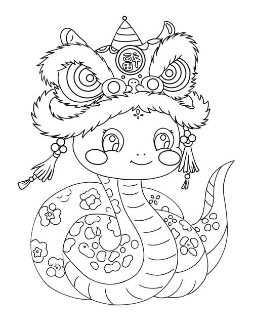 蛇鼠创意画，蛇鼠简笔画-图2