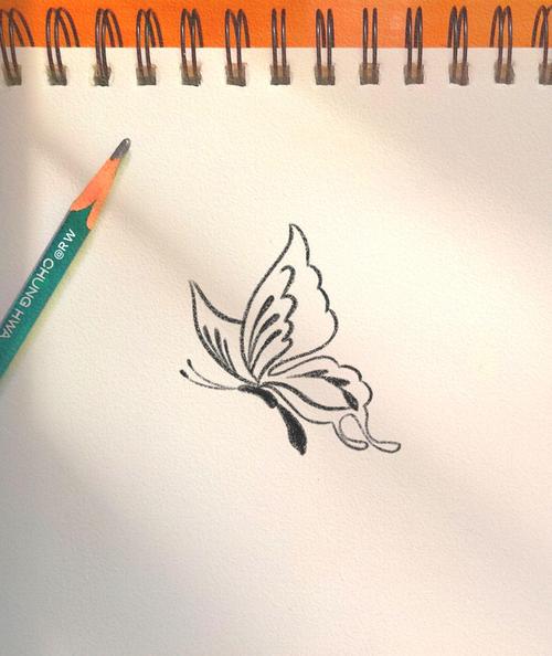 创意简笔画蝴蝶-图2