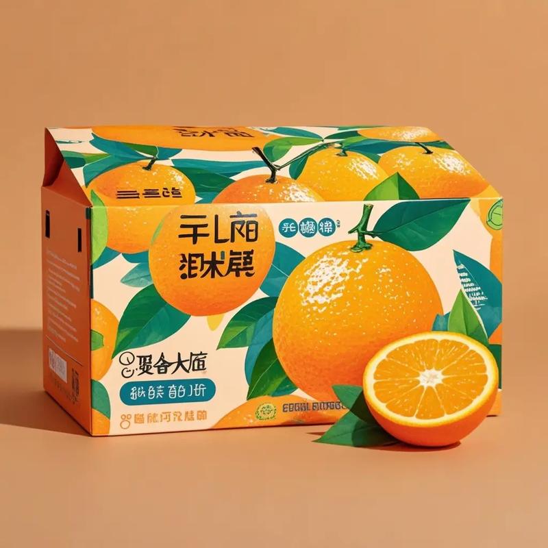 创意橙子包装盒-图1
