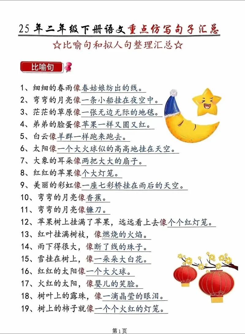 掌握语文仿写句子的核心技巧与方法，如何提升仿写质量与语言表达力？-图1