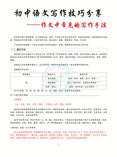 初中生记叙文写作有哪些实用技巧?-图3 初中生记叙文写作有哪些实用技巧?-图3