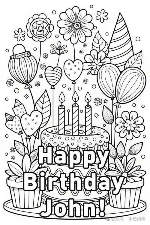 创意生日快乐手绘图片，创意生日快乐手绘图片大全-图3