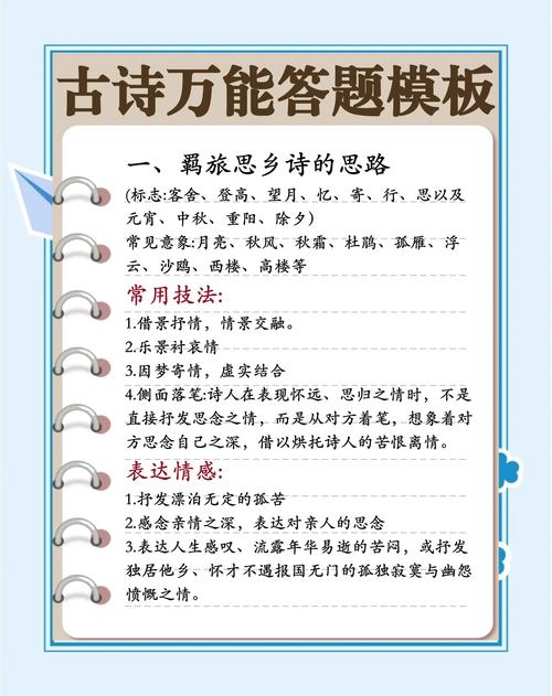 古诗鉴赏常用技巧有哪些？-图3
