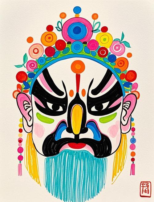 脸谱创意图，传统如何焕新彩？-图2