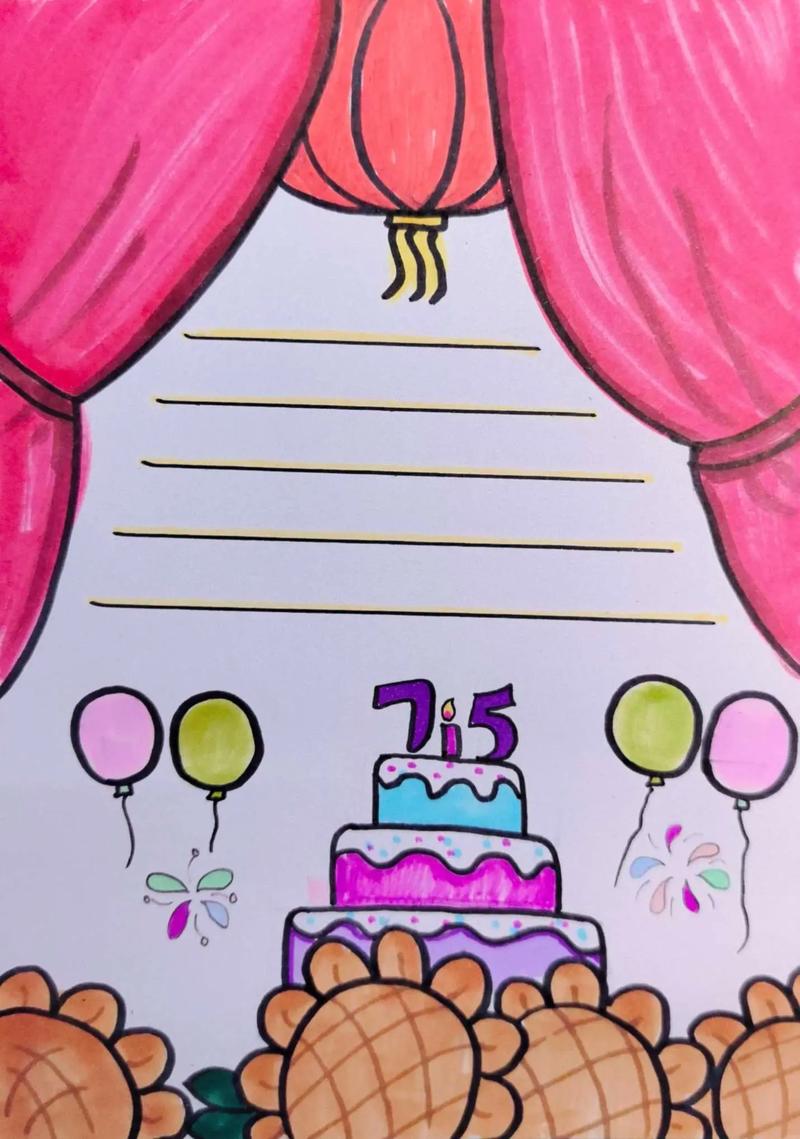 创意手抄报简笔画有哪些？-图3