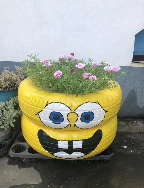 轮胎绘画创意图片有哪些？-图1