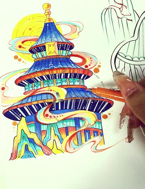 天坛写生如何抓准古建神韵与光影？-图2