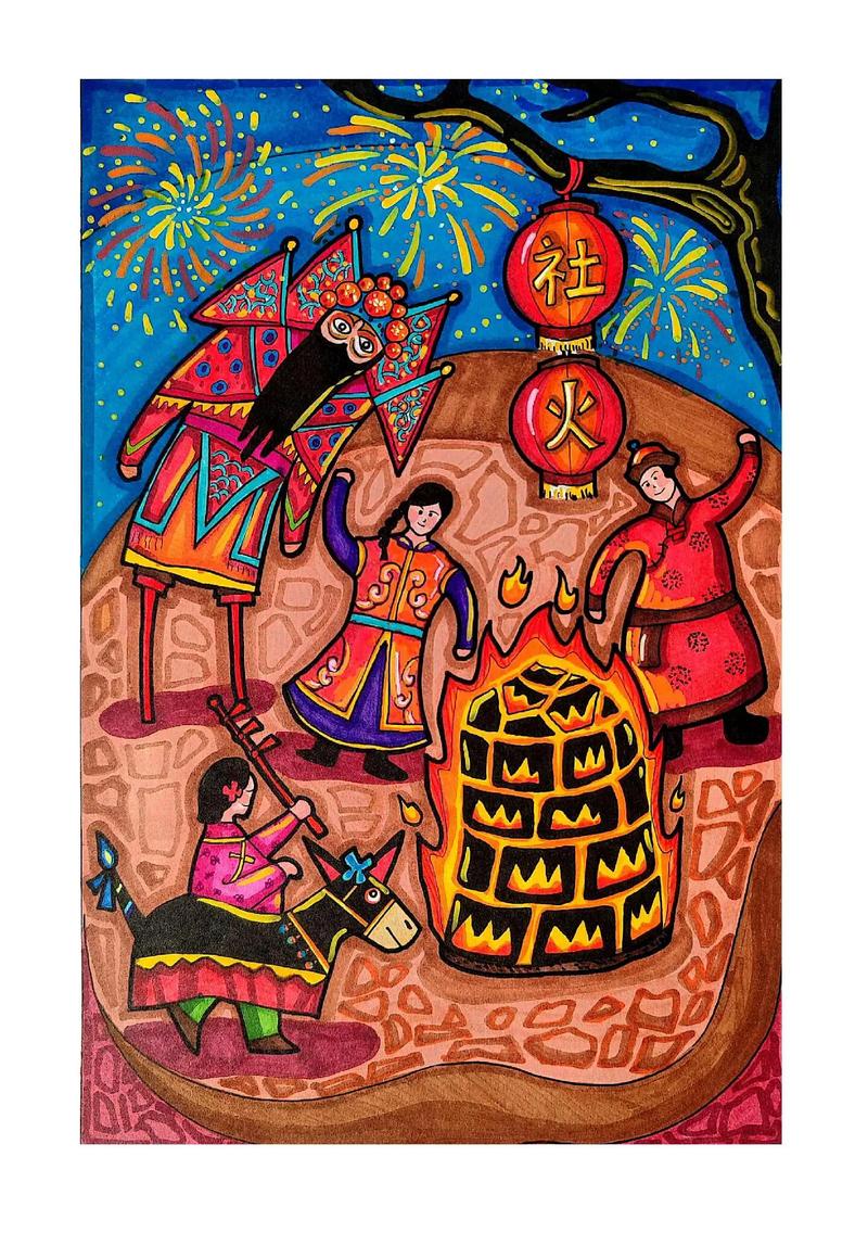 热闹创意画如何让绘画更生动有趣？-图2