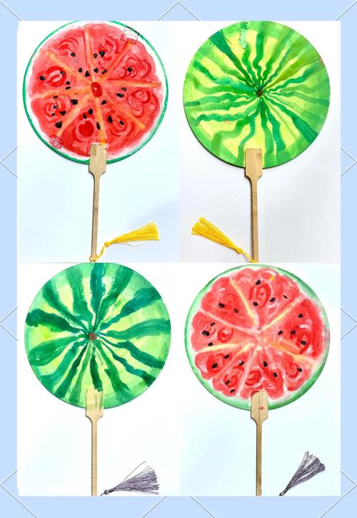 创意夏日，创意夏日扇子-图1