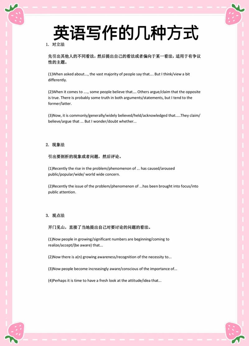 英文作文技巧有哪些关键方法？-图1