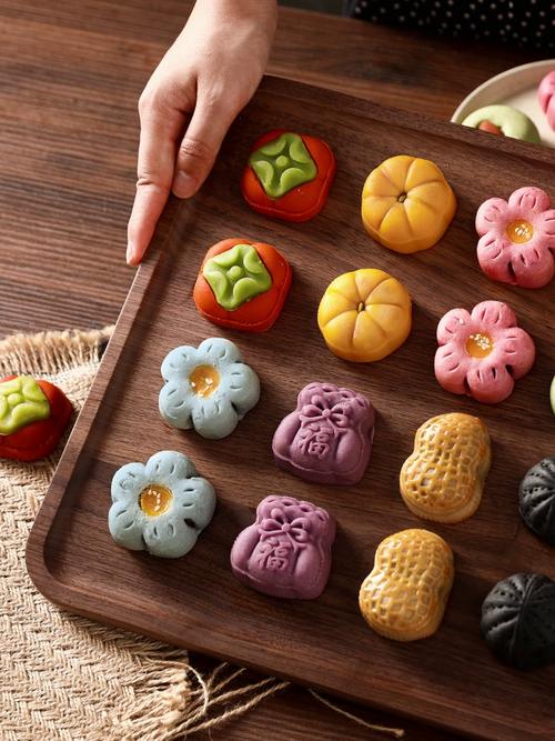 创意月饼盘，创意月饼摆盘-图1