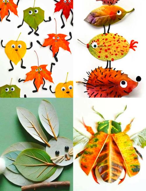树叶创意画怎么简单又漂亮?-图2 树叶创意画怎么简单又漂亮?-图2