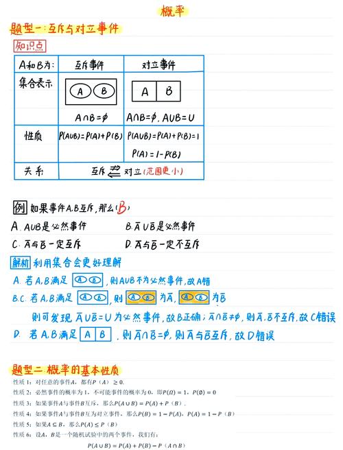 高考数学概率大题技巧有哪些?-图1 高考数学概率大题技巧有哪些?-图1