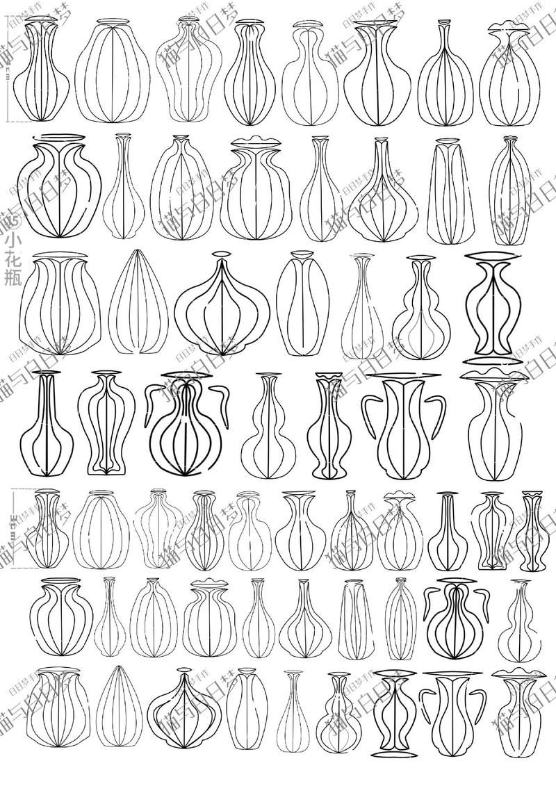 创意花瓶三视图绘制步骤是什么?-图1 创意花瓶三视图绘制步骤是什么?-图1
