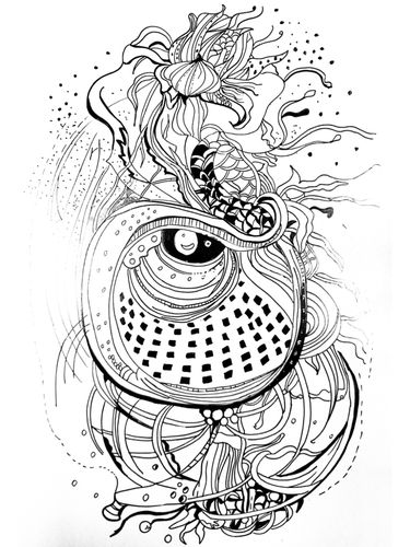 黑白插画如何用创意点亮想象?-图3 黑白插画如何用创意点亮想象?-图3