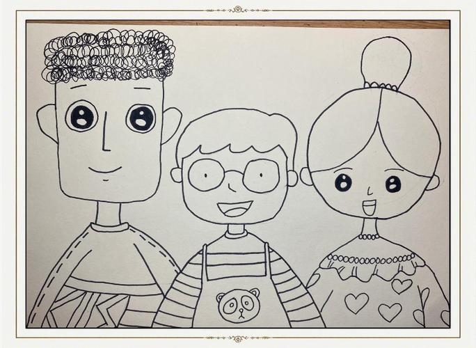 全家福创意美术，全家福创意美术ppt-图3