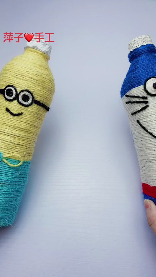 毛线装饰瓶子,创意图片怎么做?-图1 毛线装饰瓶子,创意图片怎么做?-图1