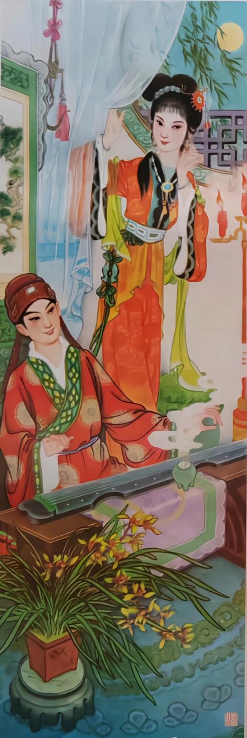 琴棋书画创意画中，琴如何独运匠心？-图2