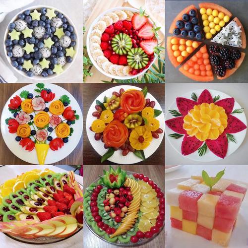 水果拼盘创意摆法，有哪些惊艳造型？-图2
