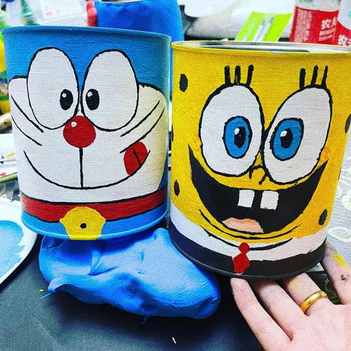 奶粉罐创意画-图1