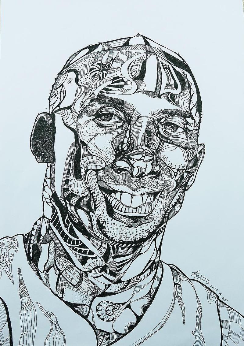 创意人像素描-图2 创意人像素描-图2