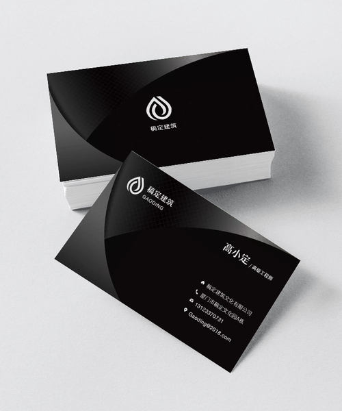 黑色创意名片-图3