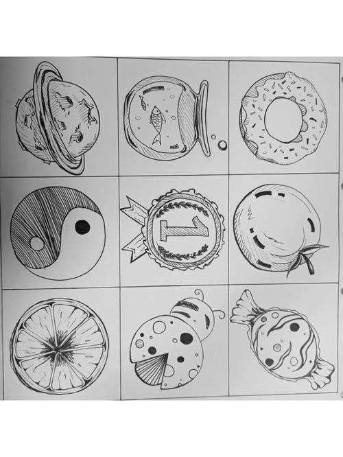 圆的创意画-图1