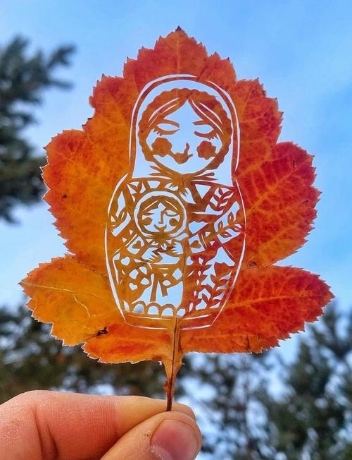 树叶创意设计-图1