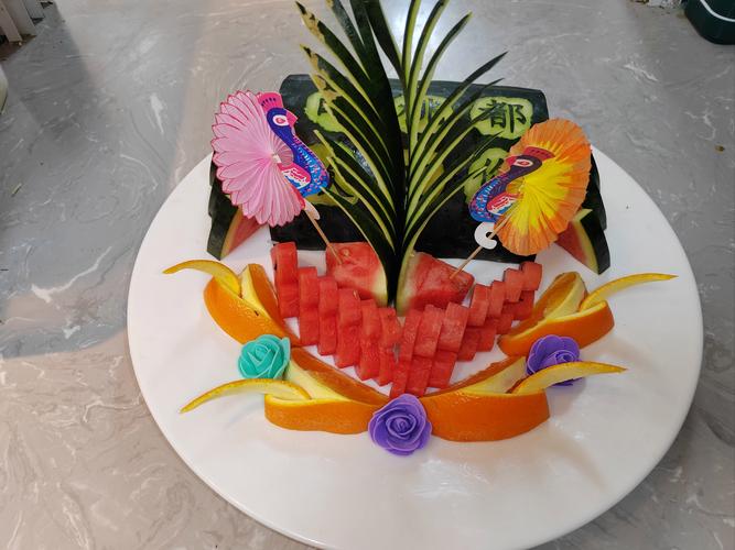 创意水果拼盘风景-图2 创意水果拼盘风景-图2