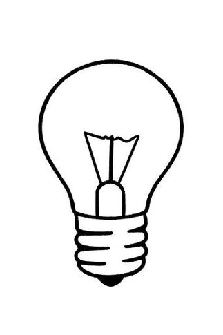 电灯泡创意简笔画-图3