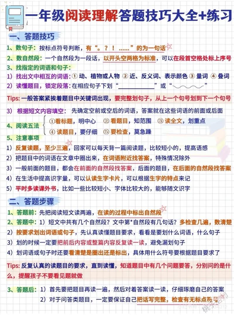 小学阅读理解的技巧和方法-图1 小学阅读理解的技巧和方法-图1